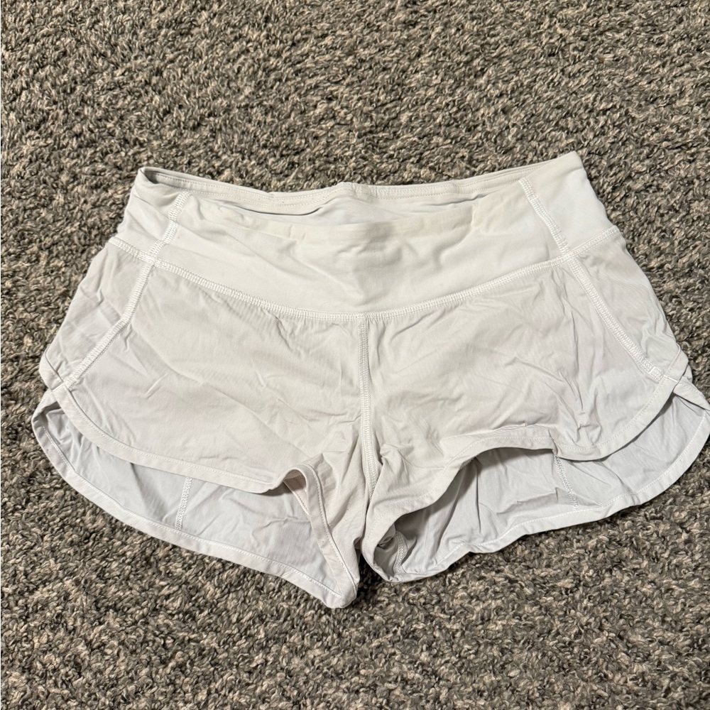 Lululemon Athletica Light Gray Athletic Shorts